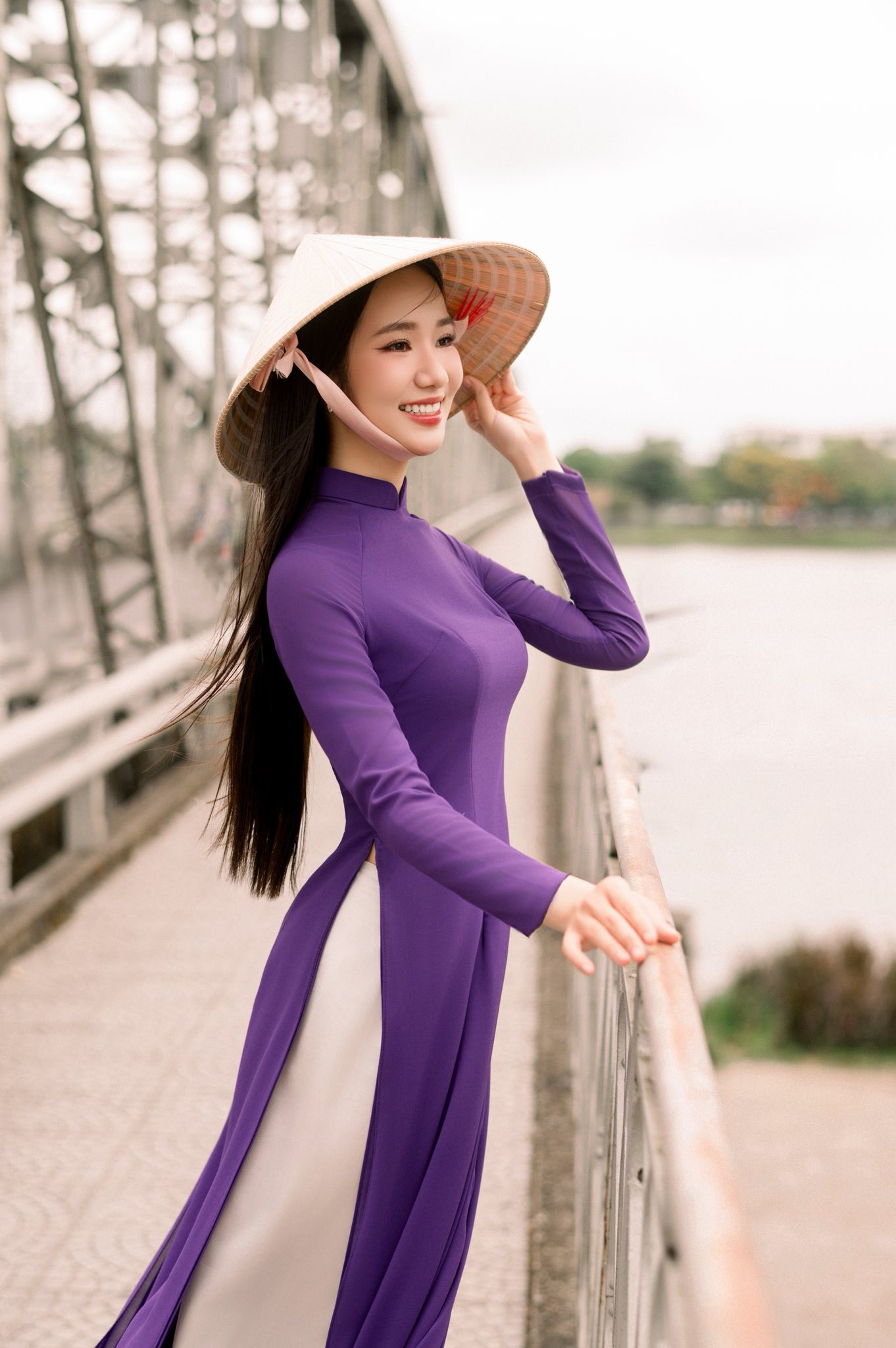 Dàn thí sinh háo hức cho chung kết Hoa hậu Việt Nam 2024 ở TP Huế.