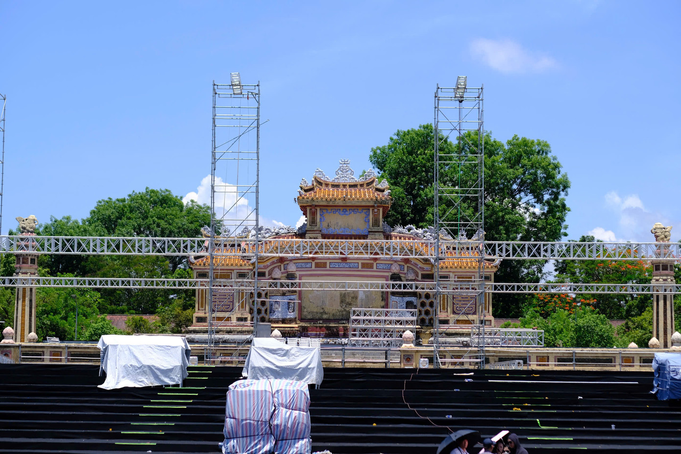 Ban tổ chức cam kết giữ nguyên quy mô, chất lượng đêm chung kết. Ảnh: Hà Trang.