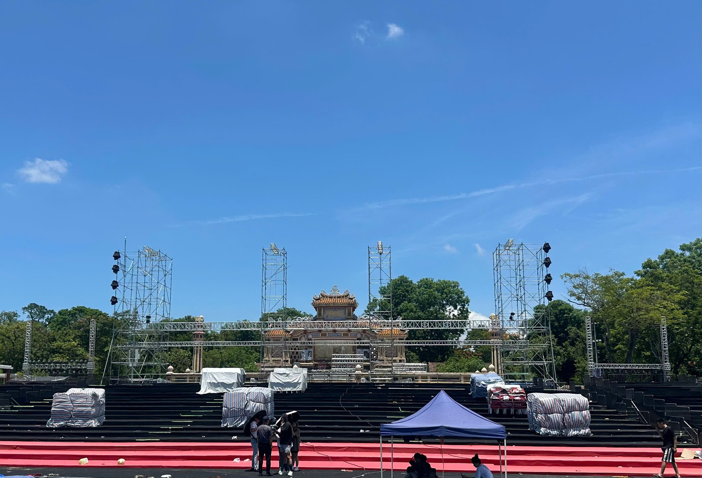 Ban tổ chức cam kết giữ nguyên quy mô, chất lượng đêm chung kết. Ảnh: Hà Trang.