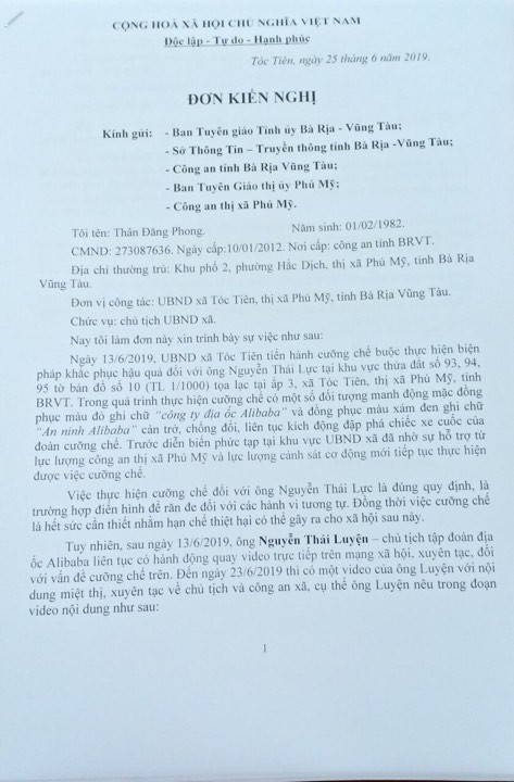 Chủ tịch xã kiến nghị xử lý CEO địa ốc Alibaba miệt thị cán bộ ảnh 1