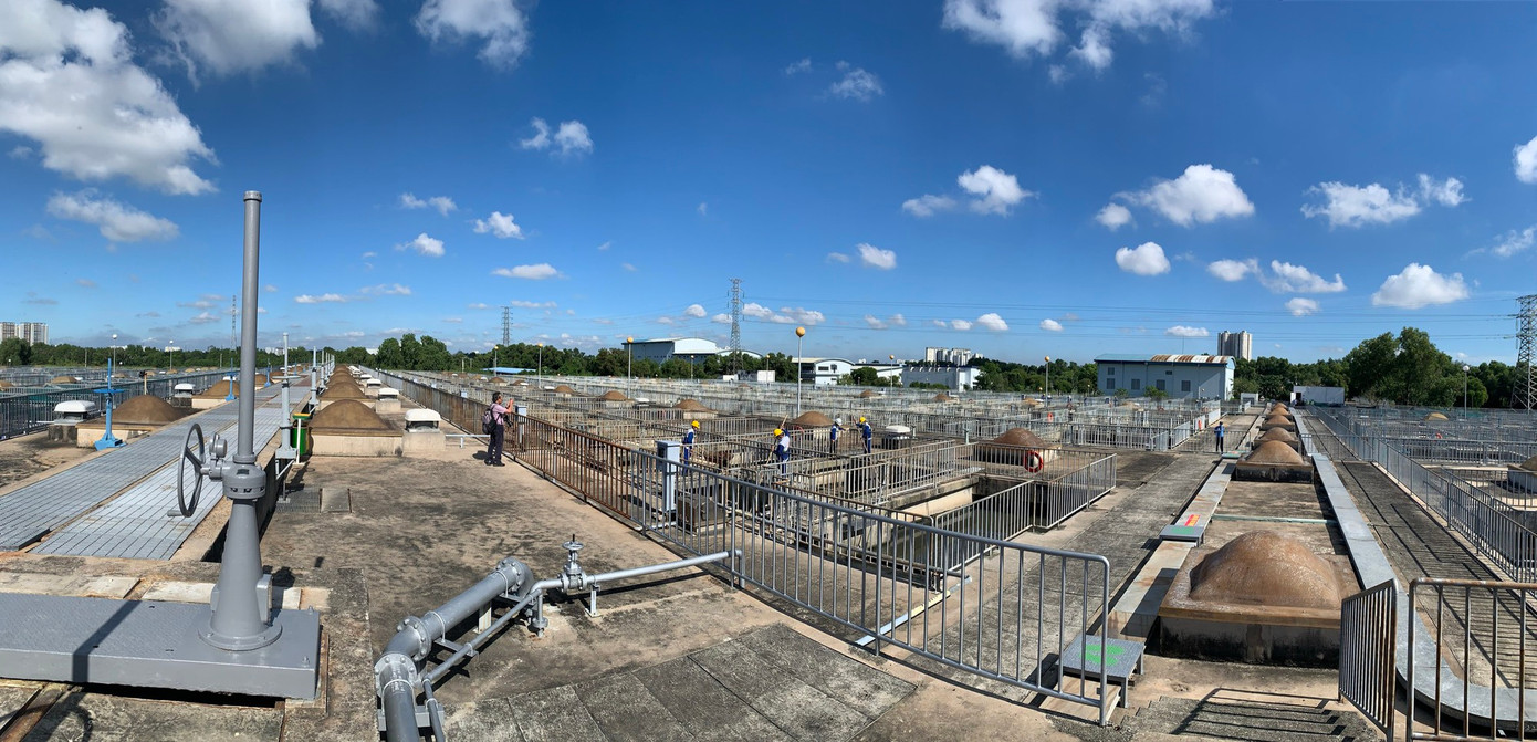 Nhà máy xử lý nước thải Bình Hưng. Ảnh: VGP/Nhật Bắc Nhà máy xử lý nước thải Bình Hưng. Ảnh: VGP/Nhật Bắc