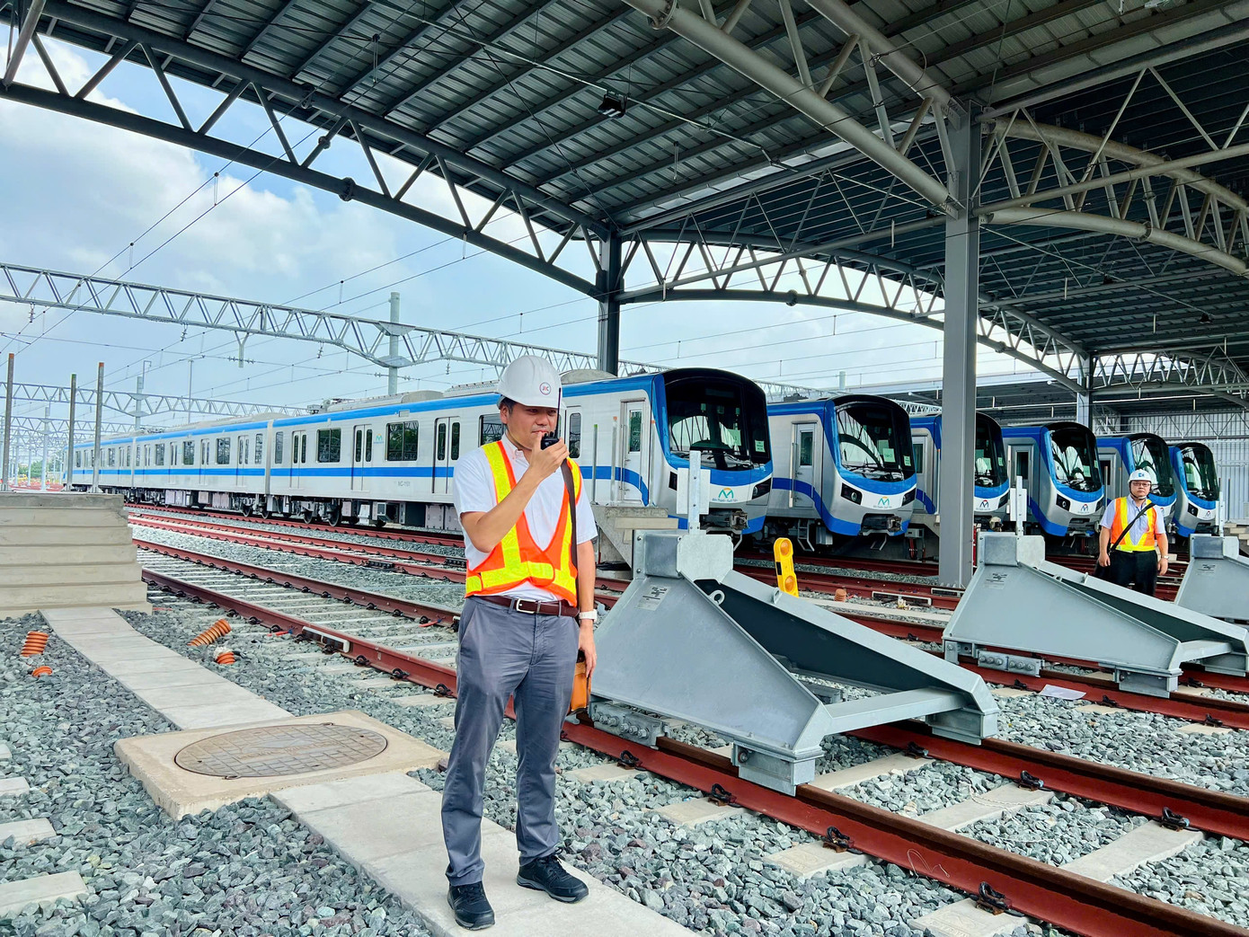 Trong giai đoạn 1, tàu metro số 1 TPHCM sẽ hoạt động từ 5 giờ đến 22 giờ với 200 chuyến/ngày. Ảnh: Ban Quản lý đường sắt đô thị TPHCM