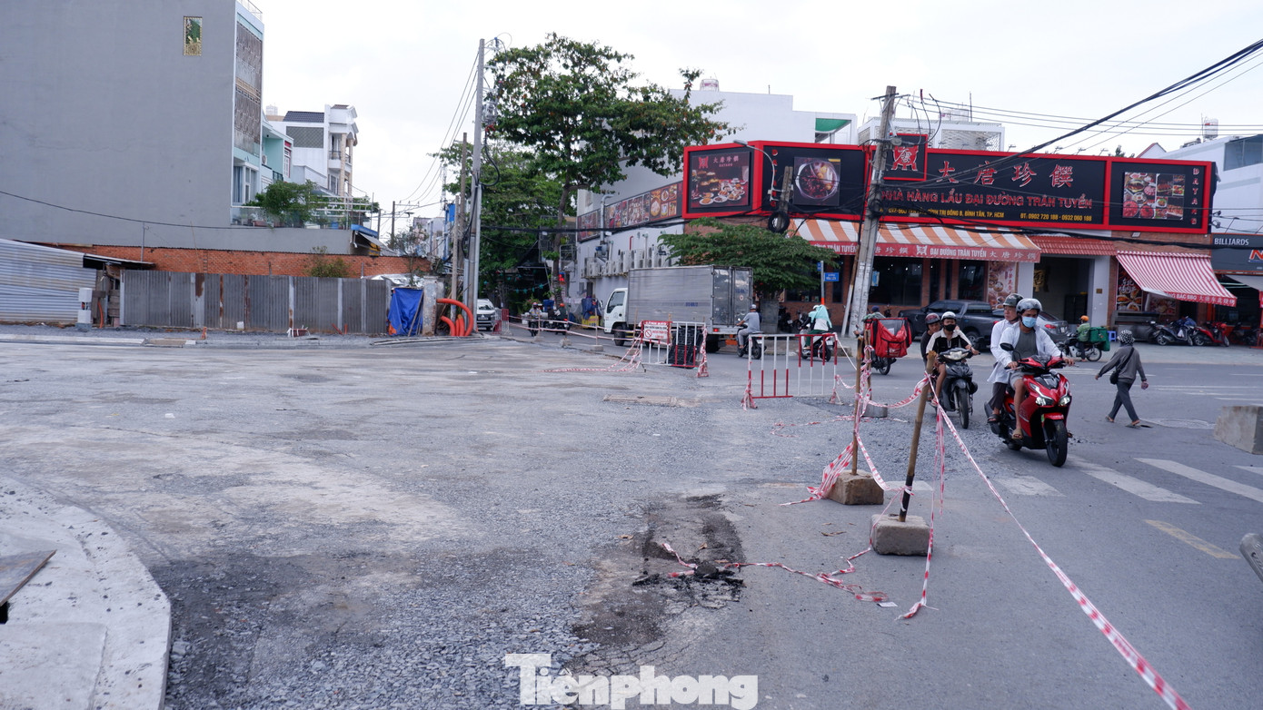 Khu vực đường Tên Lửa giao với đường số 29 đã cơ bản hoàn thành mở rộng.