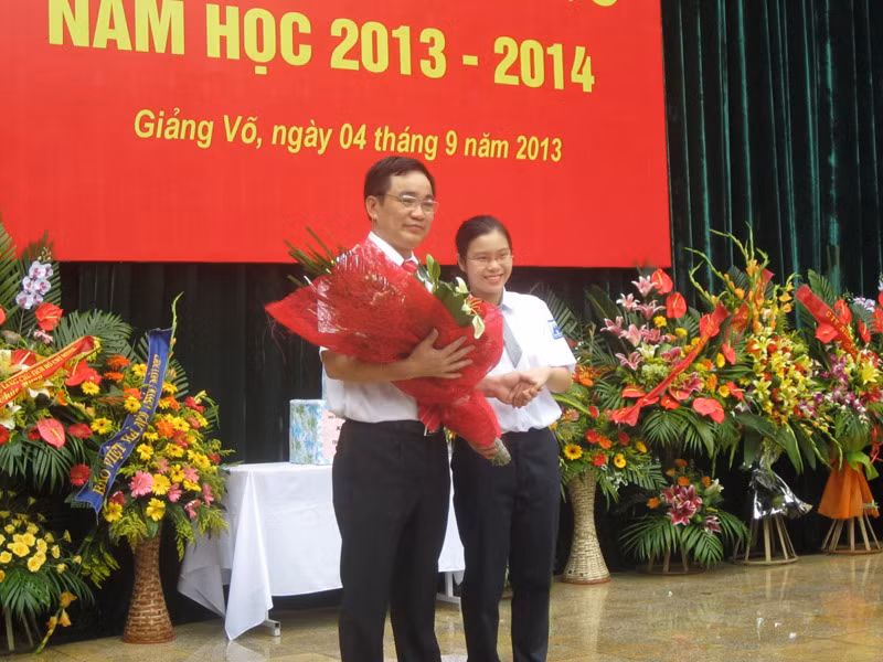 Các em học sinh có thành tích xuất sắc trong năm học