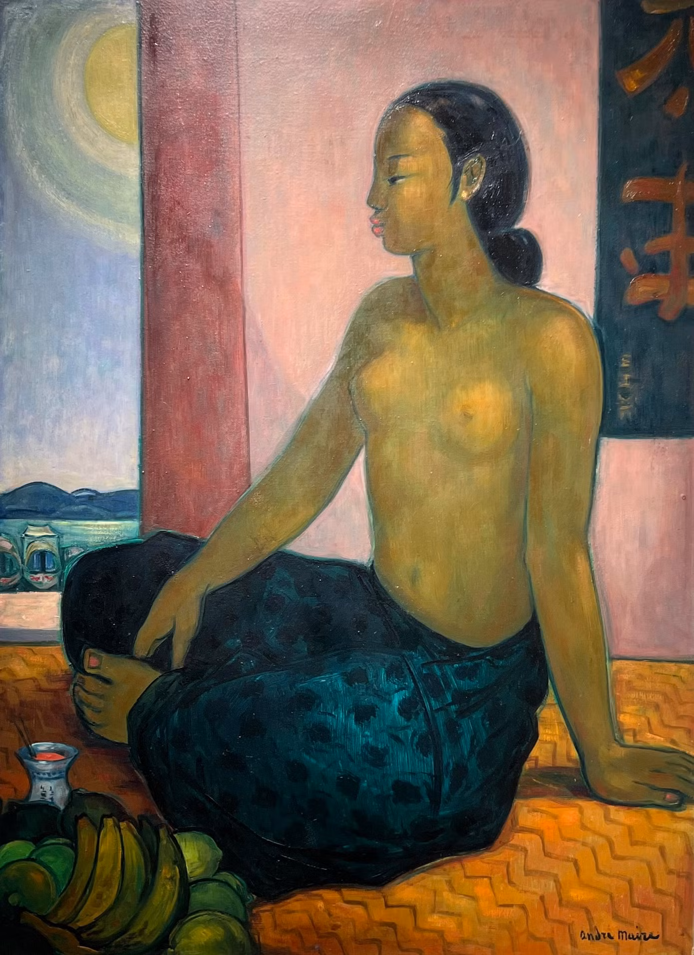 Nghỉ ngơi (tranh của Andre Maire).