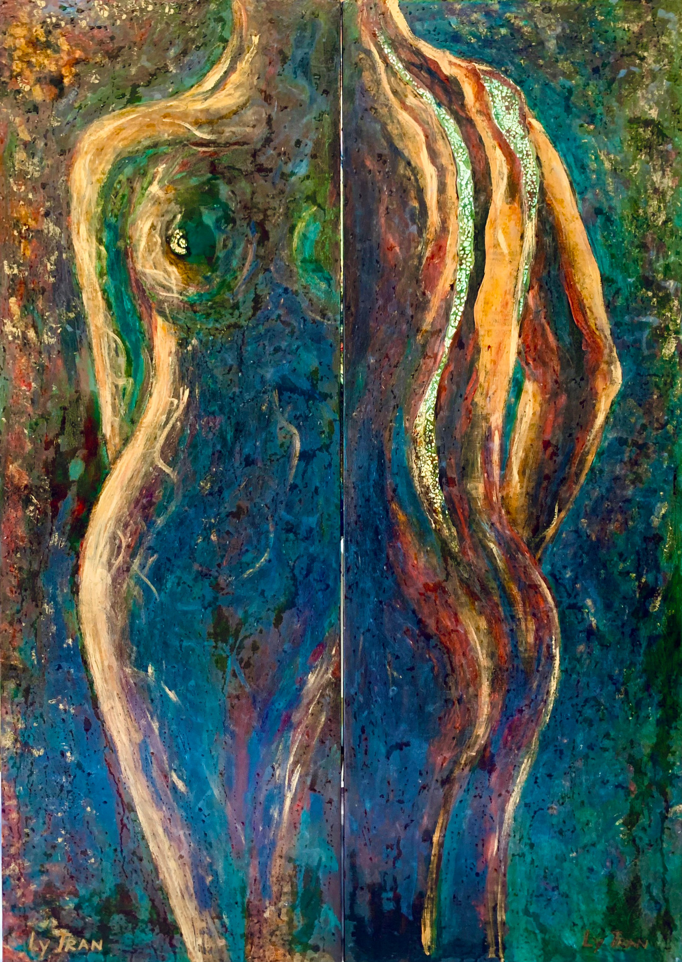 "Adam và Eva" - Ly Trần. "Adam và Eva" - Ly Trần.