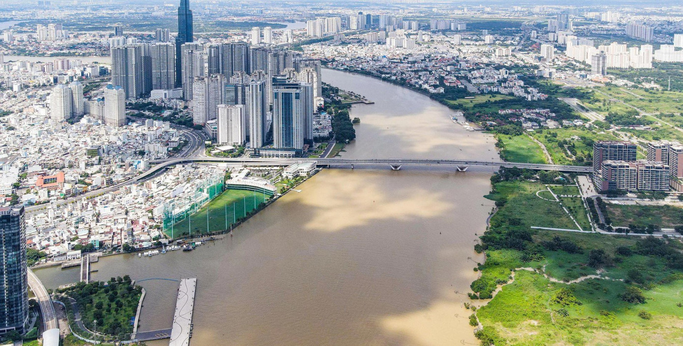 Nhiều khu đô thị đã được phát triển ven sông Sài Gòn