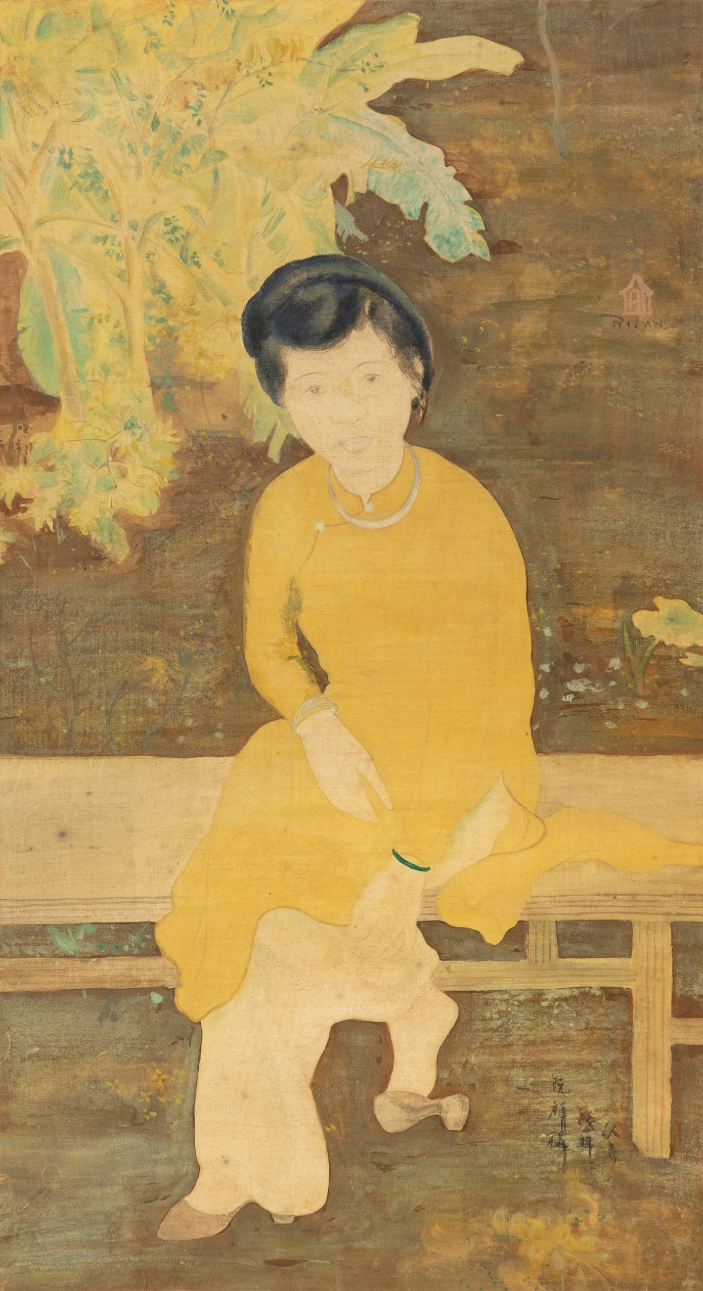 Femme assise (Người phụ nữ đang ngồi) – Nguyễn Tường Lân.