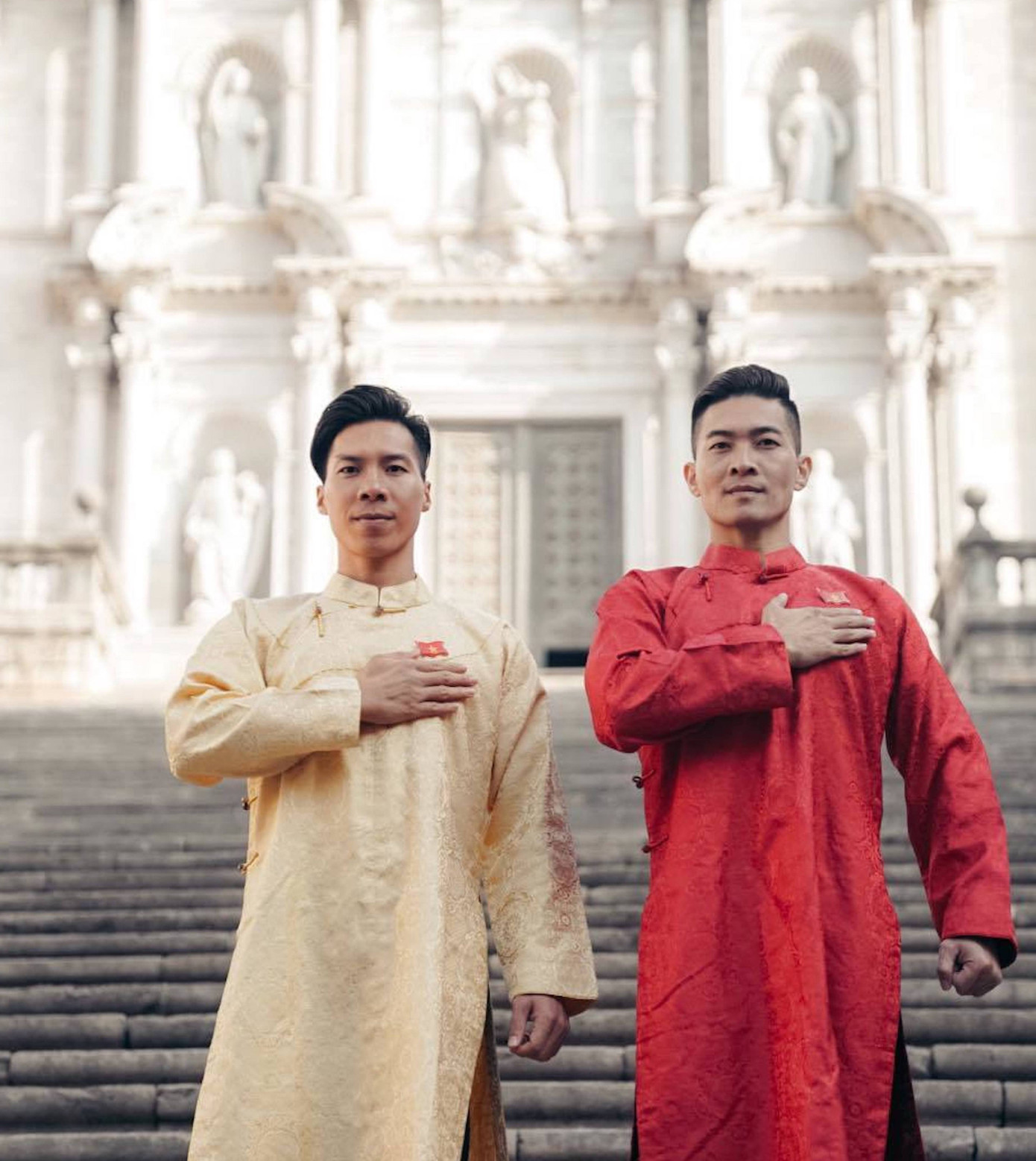 Hai anh em Quốc Cơ - Quốc Nghiệp.