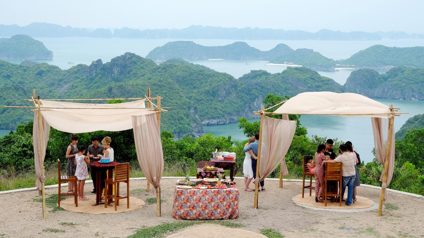 Cảnh phim Mùa hè ở Việt Nam do Đức sản xuất phát sóng trên Cinema World.