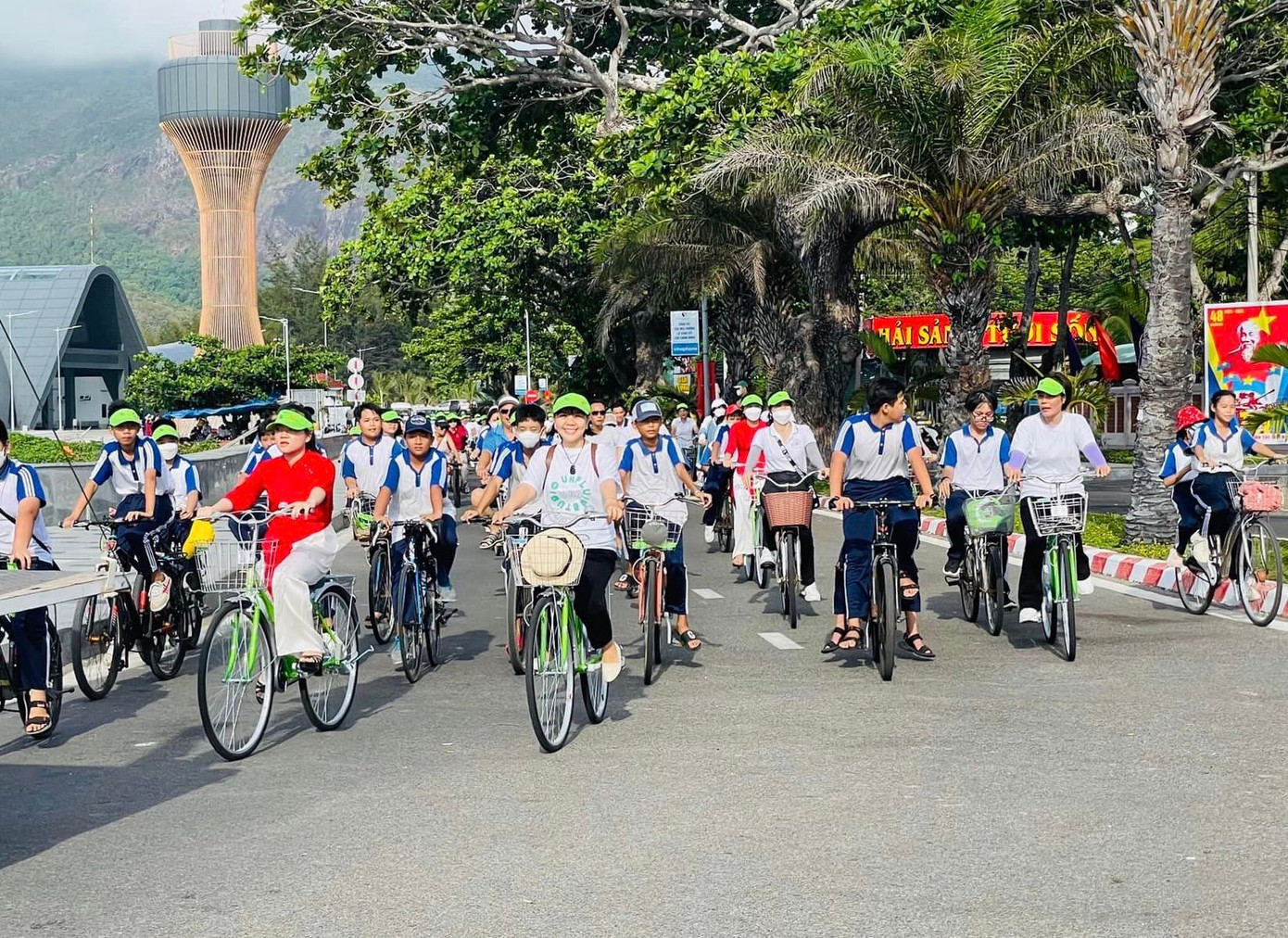 Chương trình Đồng hành đi xe đạp vì môi trường (Ảnh CTV) Chương trình Đồng hành đi xe đạp vì môi trường (Ảnh CTV)