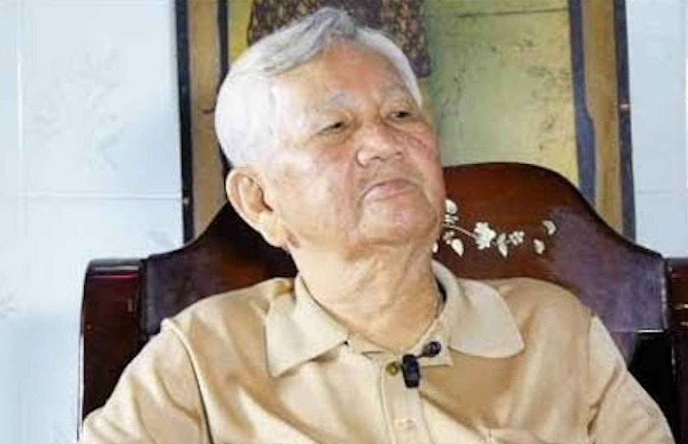 Chân dung Văn Hường khi về già.