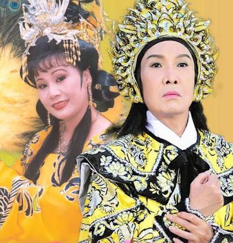 Nghệ sĩ Tài Linh và NSƯT Vũ Linh - cặp đôi nổi tiếng trên sân khấu cải lương một thời.