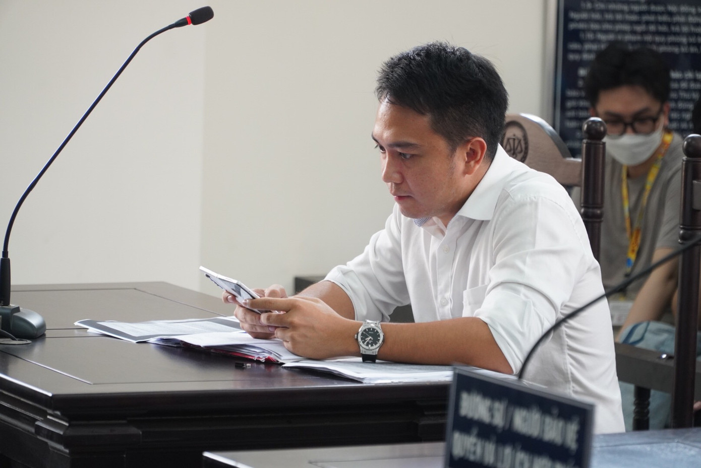 Người Đại diện pháp lý cho bà Đặng Thuỳ Trang tại phiên toà