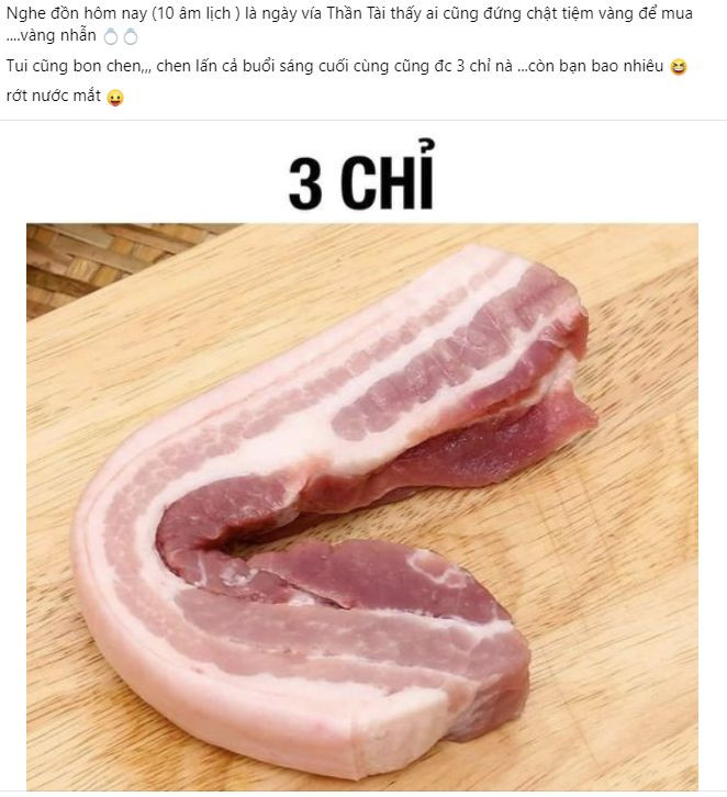Chen lấn cả buổi sáng, cuối cùng đã mua được...3 chỉ (FB: Đặng Thanh).