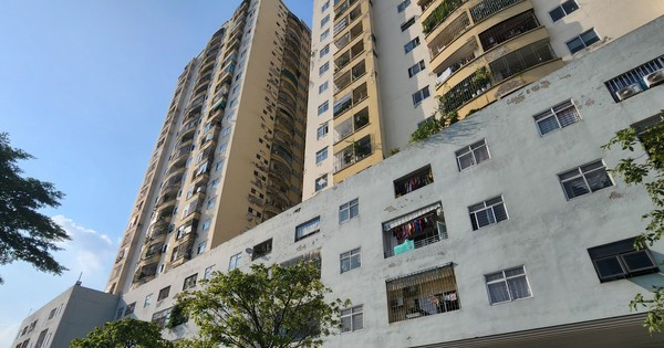 Chung cư 79 Thanh Đàm, phường Thanh Trì, quận Hoàng Mai, Hà Nội.