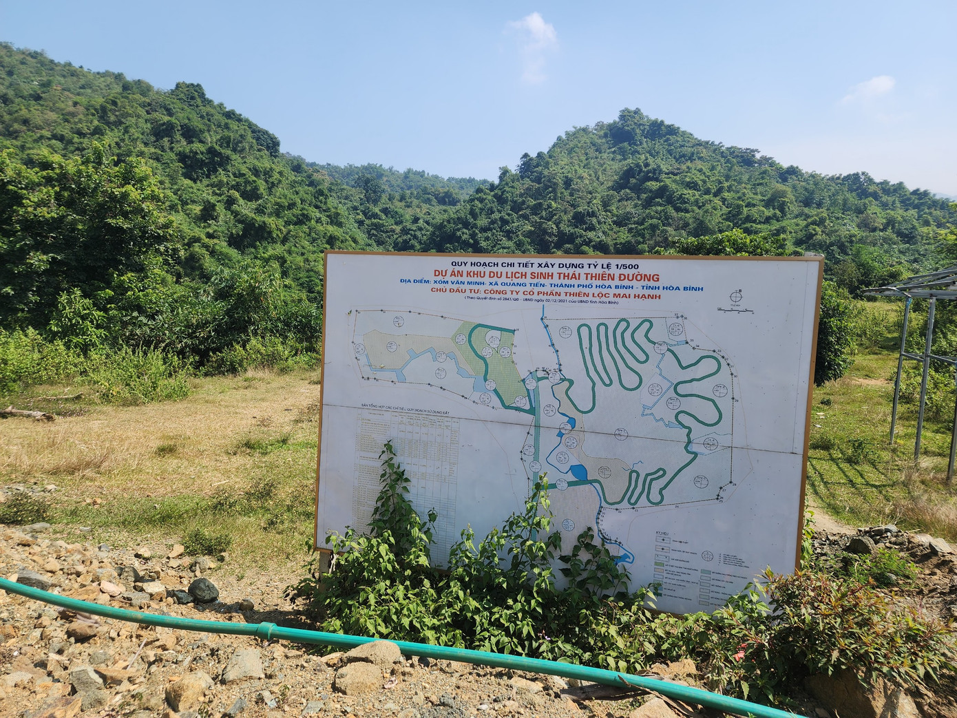 Dự án san lấp làm đường vào khu du lịch Thiên Đường Dự án san lấp làm đường vào khu du lịch Thiên Đường