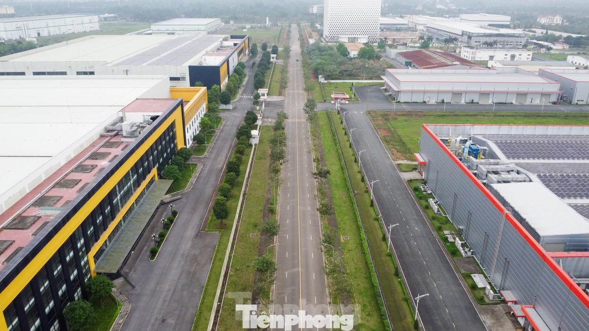 Khu CNC Hòa Lạc nhìn từ trên cao