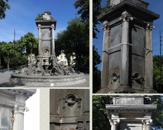 Hiện trạng đài phun nước con cóc