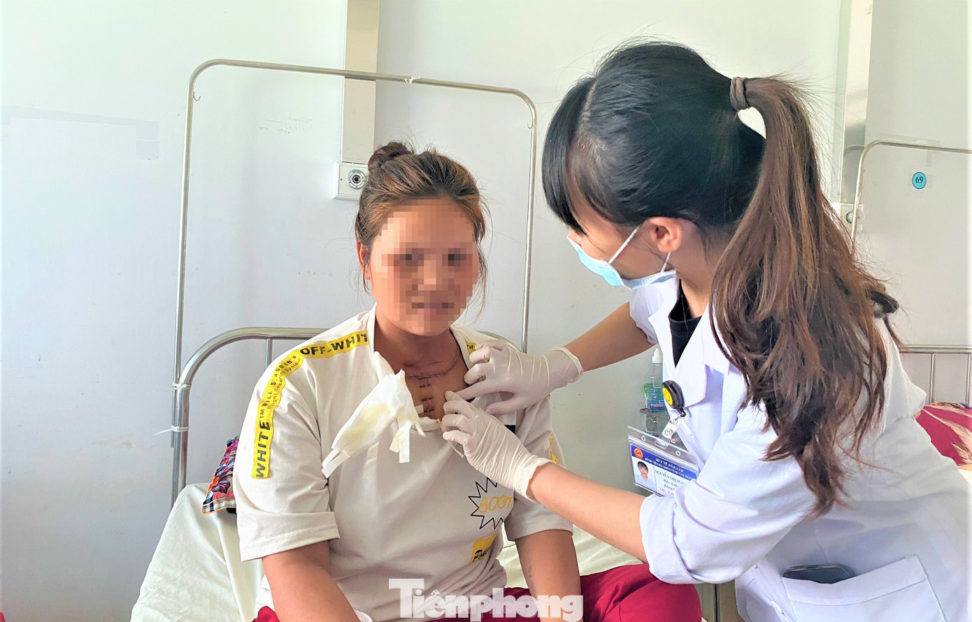 Vết mổ của bệnh nhân Thái đã khô