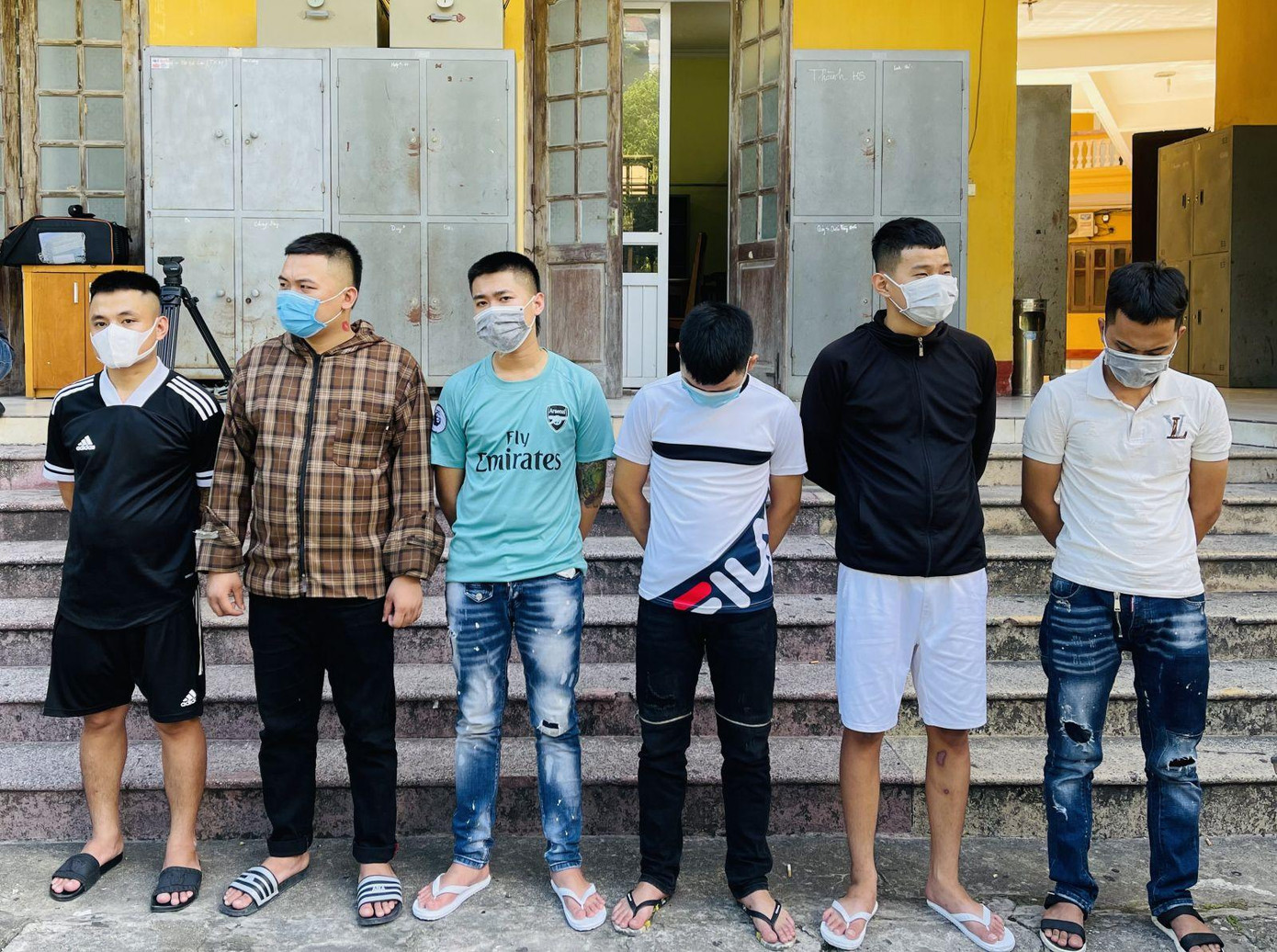 Các đối tượng bị khởi tố. Ảnh: Công an Thanh Hoá