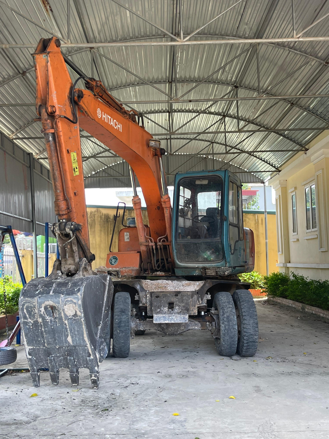 Tang vật và hiện trường vụ việc. Ảnh: Công an Thanh Hoá