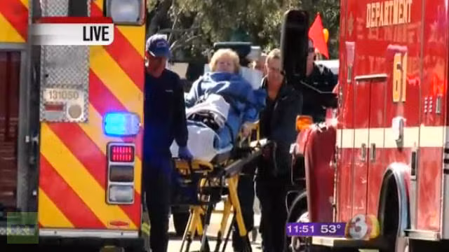 Người bị thương được đưa vào bệnh viện