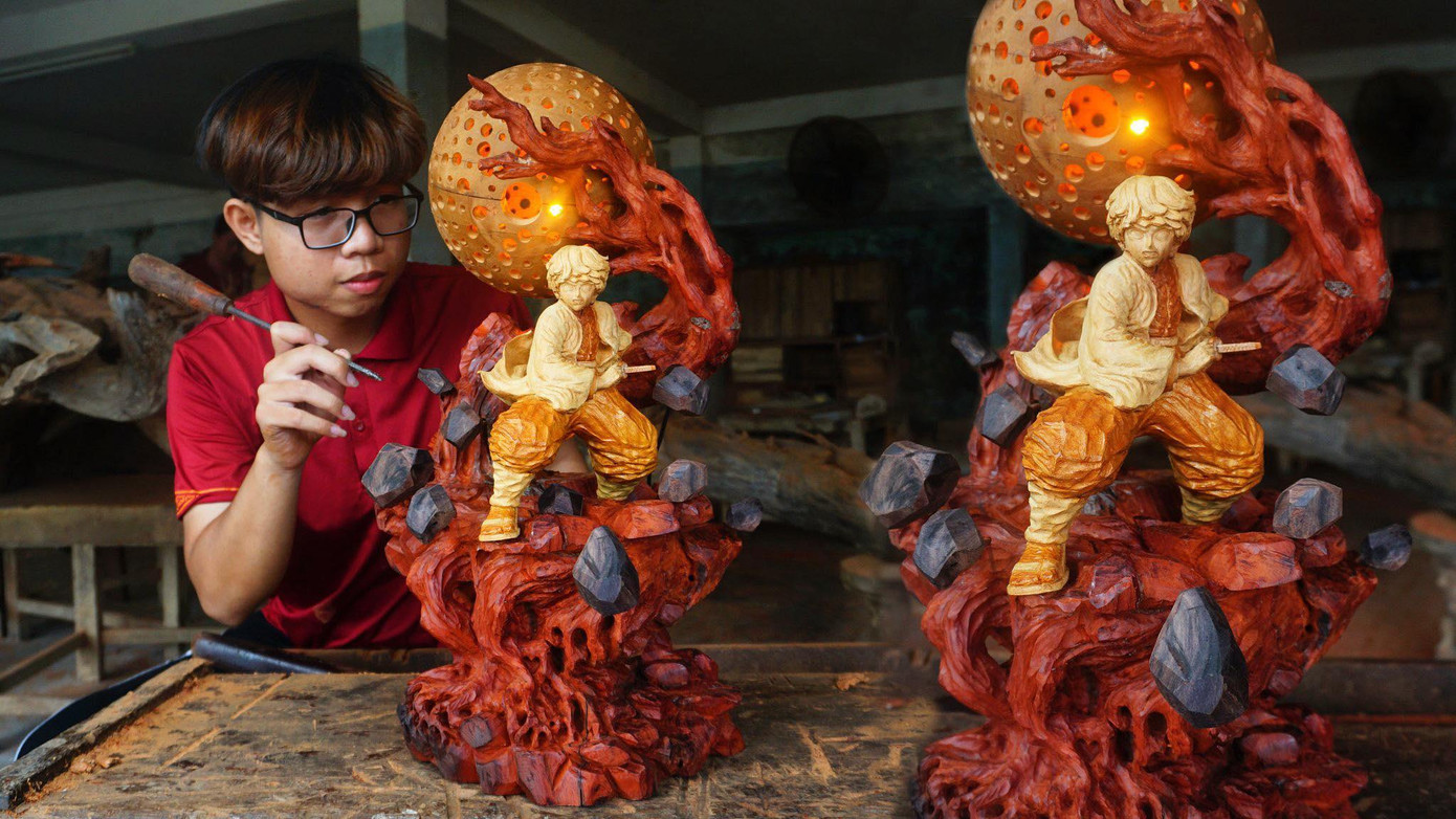 Một tác phẩm lấy ý tưởng từ truyện Harry Potter do Duy thực hiện.