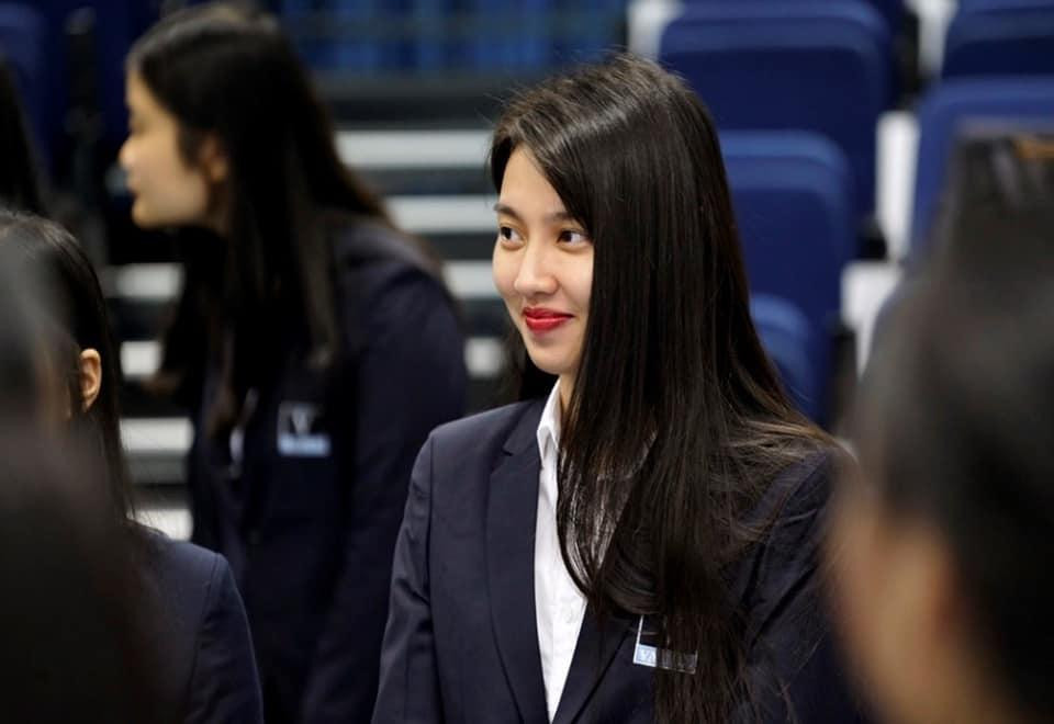 Thùy Tiên tham gia lễ khai giảng Chương trình Vatel năm 2019, tại trường ĐH Hoa Sen. Ảnh: HSU Thùy Tiên tham gia lễ khai giảng Chương trình Vatel năm 2019, tại trường ĐH Hoa Sen. Ảnh: HSU