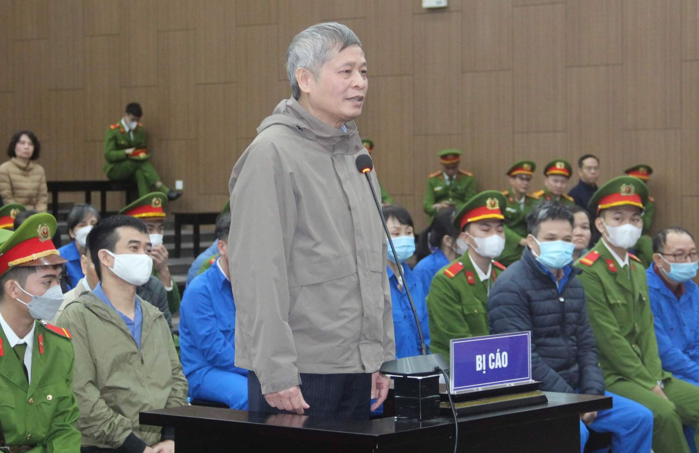 Bị cáo Phạm Công Tạc tại phiên toà. Ảnh: Như Ý.