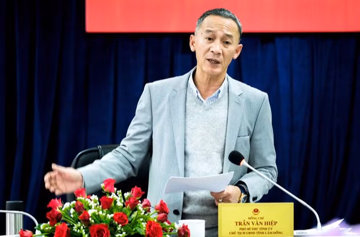 Ông Trần Văn Hiệp, Chủ tịch UBND tỉnh Lâm Đồng.