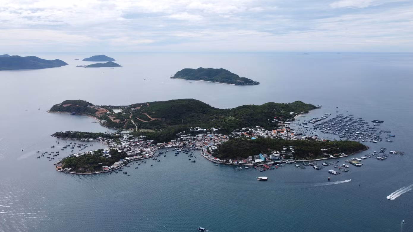 Công ty Hải Minh xin dừng dự án du lịch trên đảo Hòn Miễu, thuộc vịnh Nha Trang. Ảnh L.H