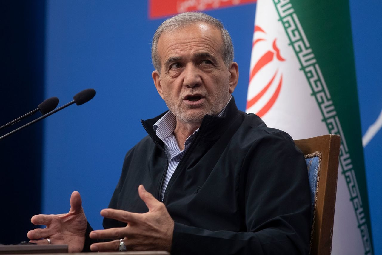 Tổng thống Iran Masoud Pezeshkian. (Ảnh: Getty Images)