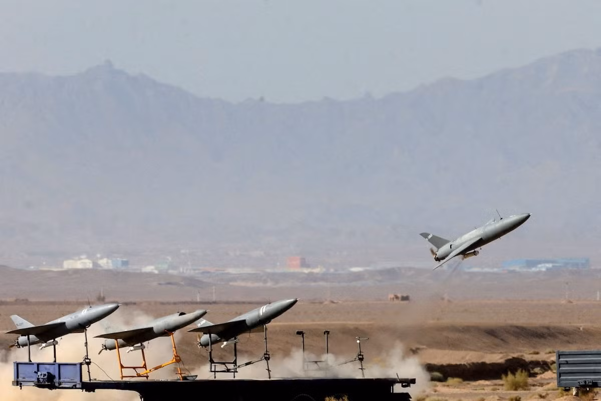 Máy bay không người lái Iran. (Ảnh: Reuters) Máy bay không người lái Iran. (Ảnh: Reuters)