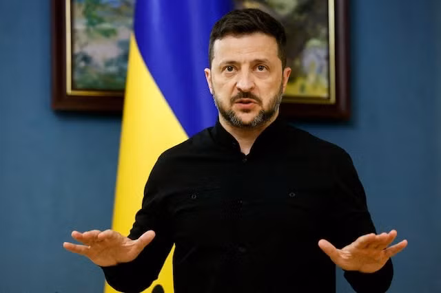 Tổng thống Ukraine Volodymyr Zelensky. (Ảnh: Reuters)