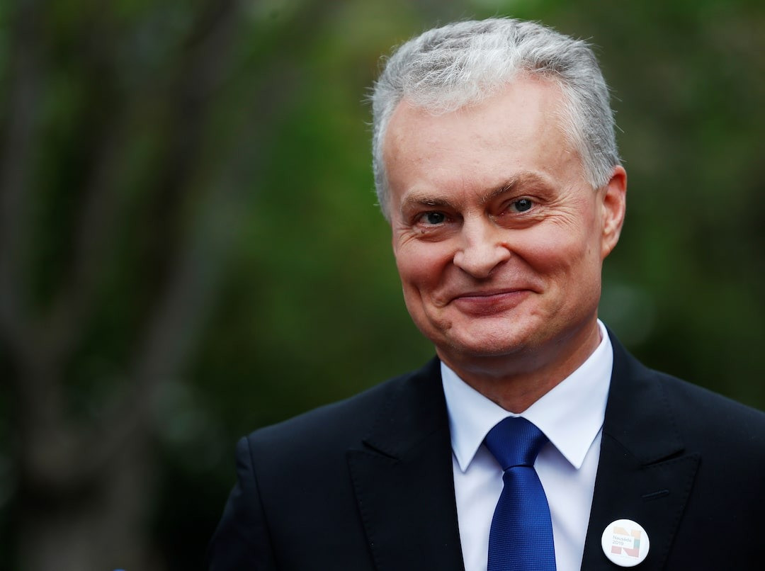 Tổng thống Litva Gitanas Nauseda. (Ảnh: Reuters)