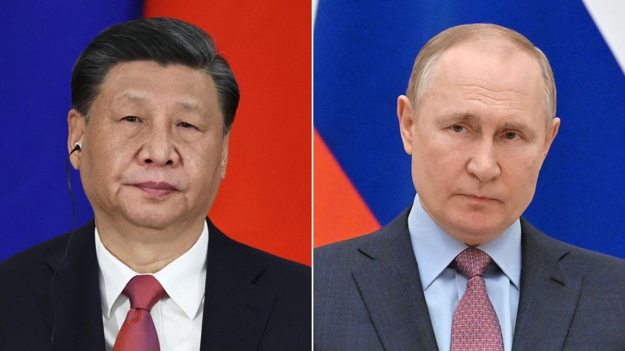 Tổng thống Nga Vladimir Putin và Chủ tịch Trung Quốc Tập Cận Bình. (Ảnh: Getty Images)