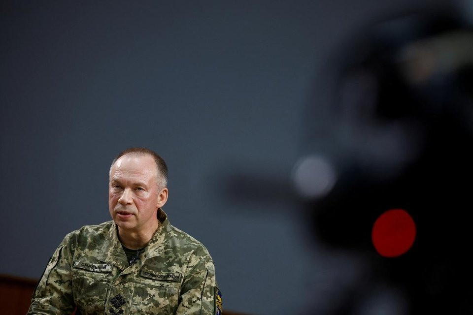 Tổng tư lệnh các Lực lượng vũ trang Ukraine Oleksandr Syrskyi. (Ảnh: Reuters)