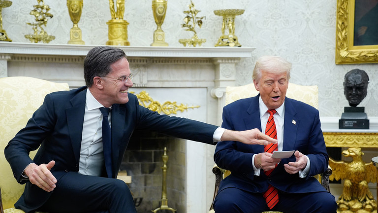 Tổng thống Mỹ Donald Trump và Tổng thư ký NATO Mark Rutte. (Ảnh: CNP)