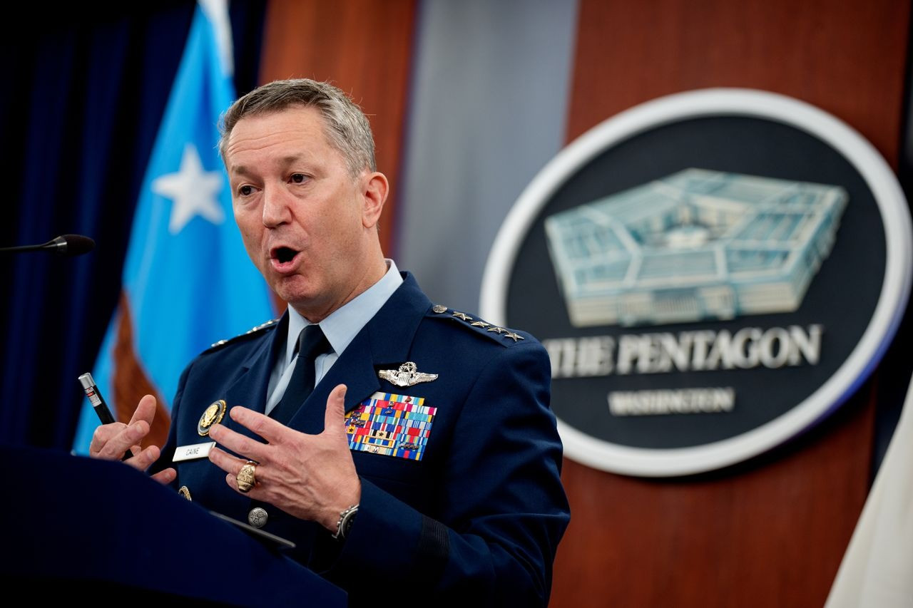 Chủ tịch Hội đồng Tham mưu trưởng Liên quân Mỹ - tướng Không quân Dan Caine. (Ảnh: Getty Images)