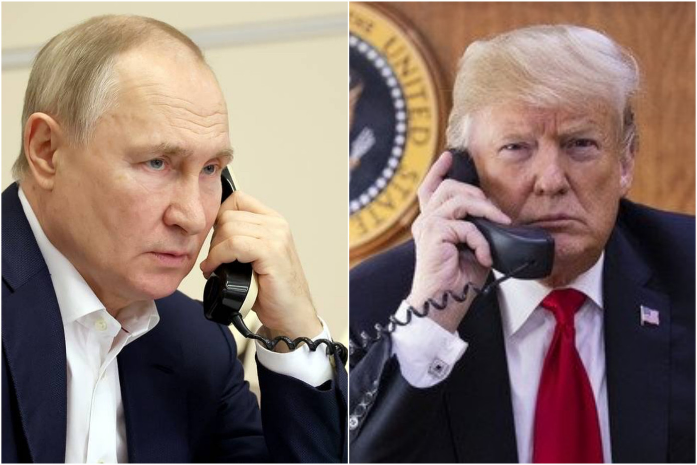 Tổng thống Nga Vladimir Putin và Tổng thống Mỹ Donald Trump. Tổng thống Nga Vladimir Putin và Tổng thống Mỹ Donald Trump.