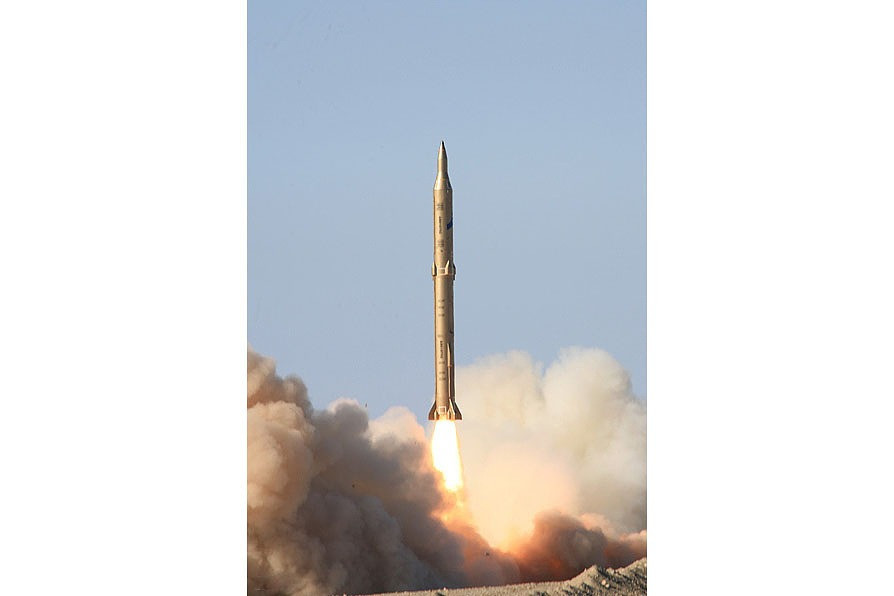 Tên lửa Sejjil. (Ảnh: Wikipedia)