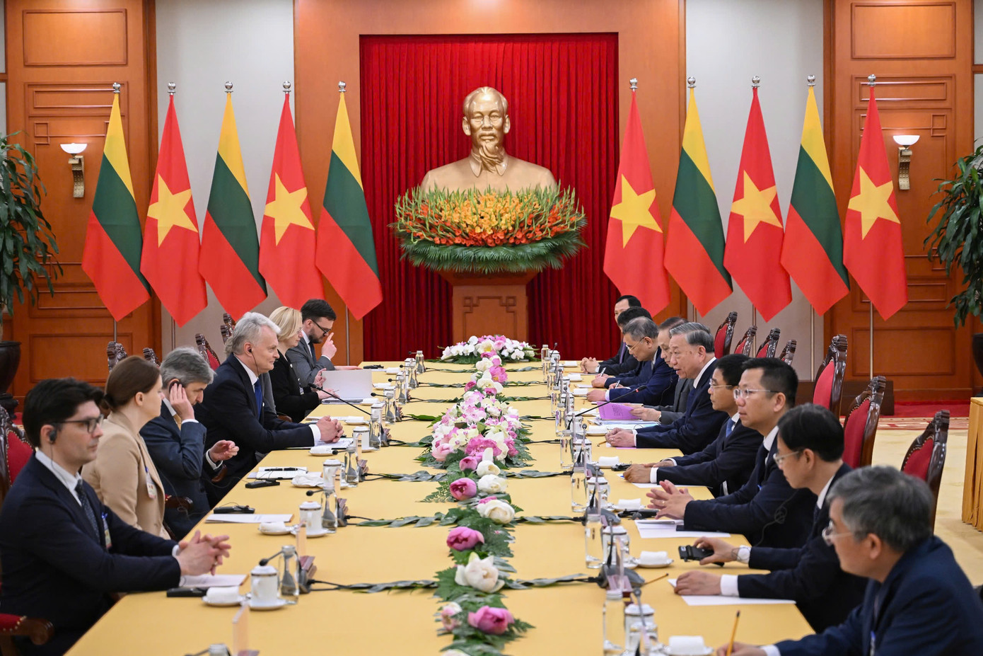 Toàn cảnh cuộc hội kiến. (Ảnh: Nhật Minh)