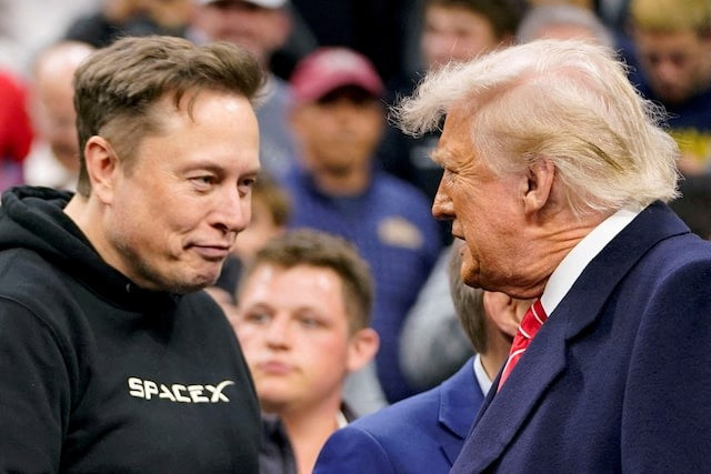 Tổng thống Mỹ Donald Trump và tỷ phú Elon Musk. (Ảnh: Reuters) Tổng thống Mỹ Donald Trump và tỷ phú Elon Musk. (Ảnh: Reuters)