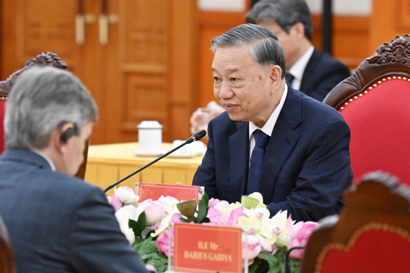 Tổng Bí thư Tô Lâm tại cuộc hội kiến. (Ảnh: Nhật Minh)