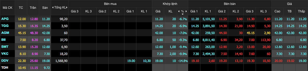 Toàn bộ cổ phiếu "nhóm Louis" giảm sàn