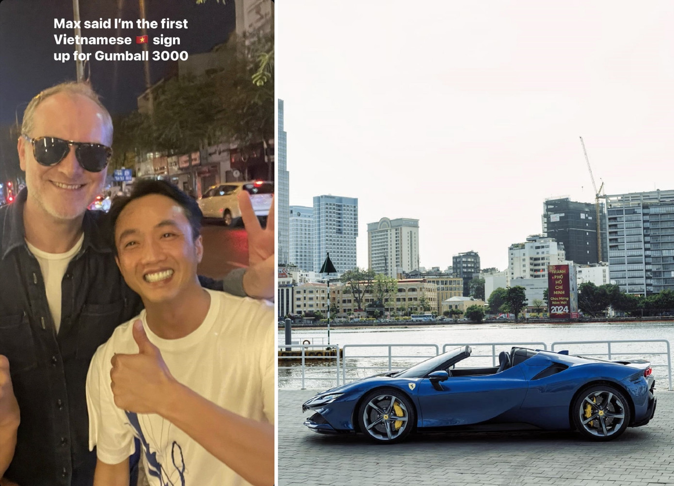 Doanh nhân Quốc Cường xác nhận đăng ký tham gia Gumball 3000.