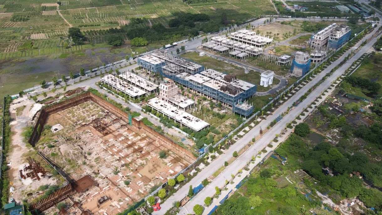Dự án FLC Premier Parc tại phường Đại Mỗ (quận Nam Từ Liêm) của FLC. Ảnh: Trần Kháng.
