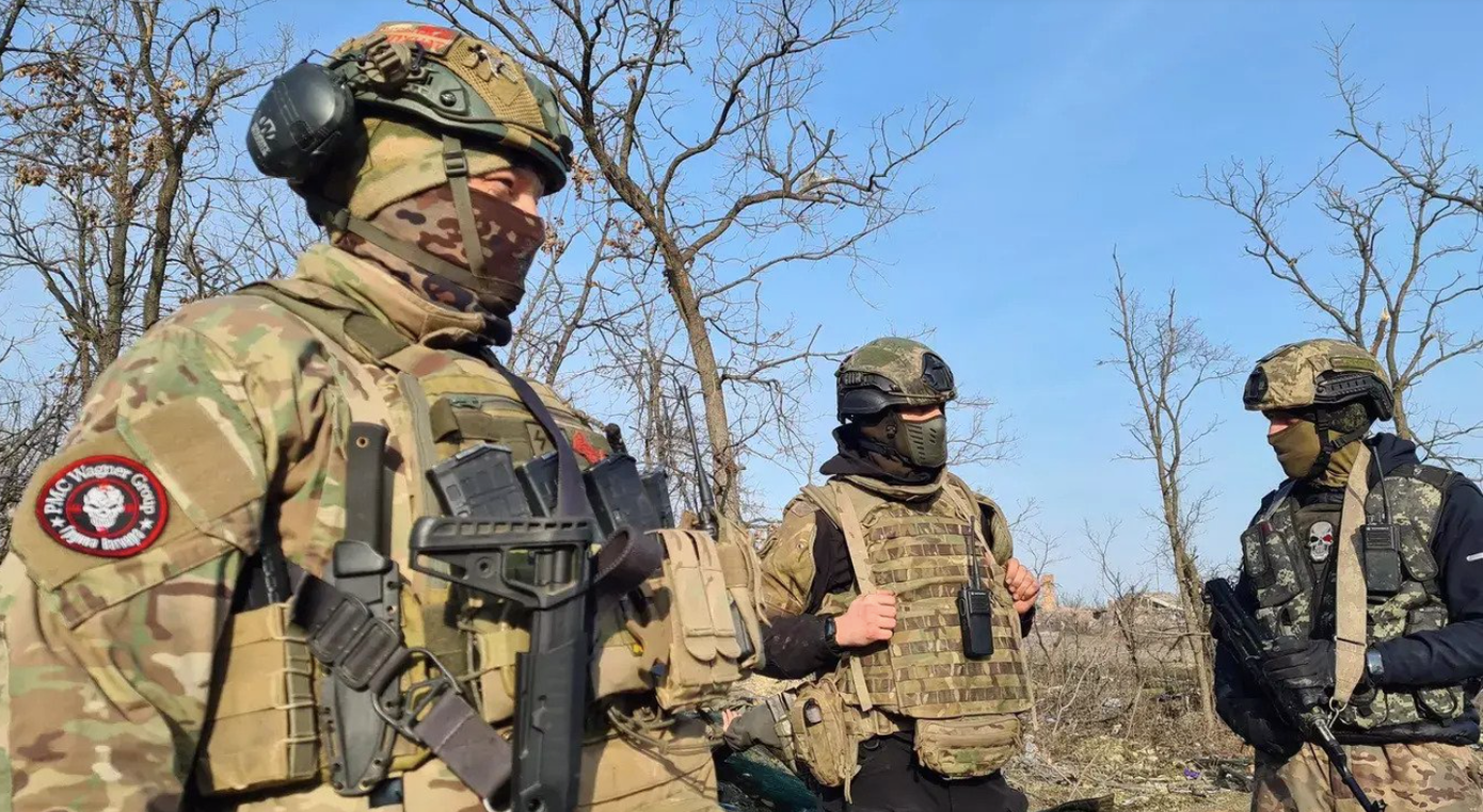 Các thành viên của lực lượng Wagner.