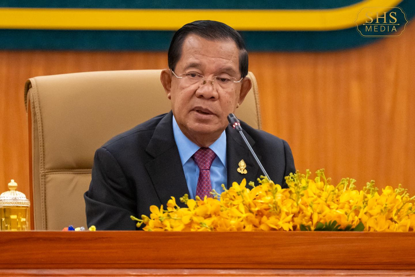 Chủ tịch Thượng viện Campuchia Hun Sen. Ảnh: Fb